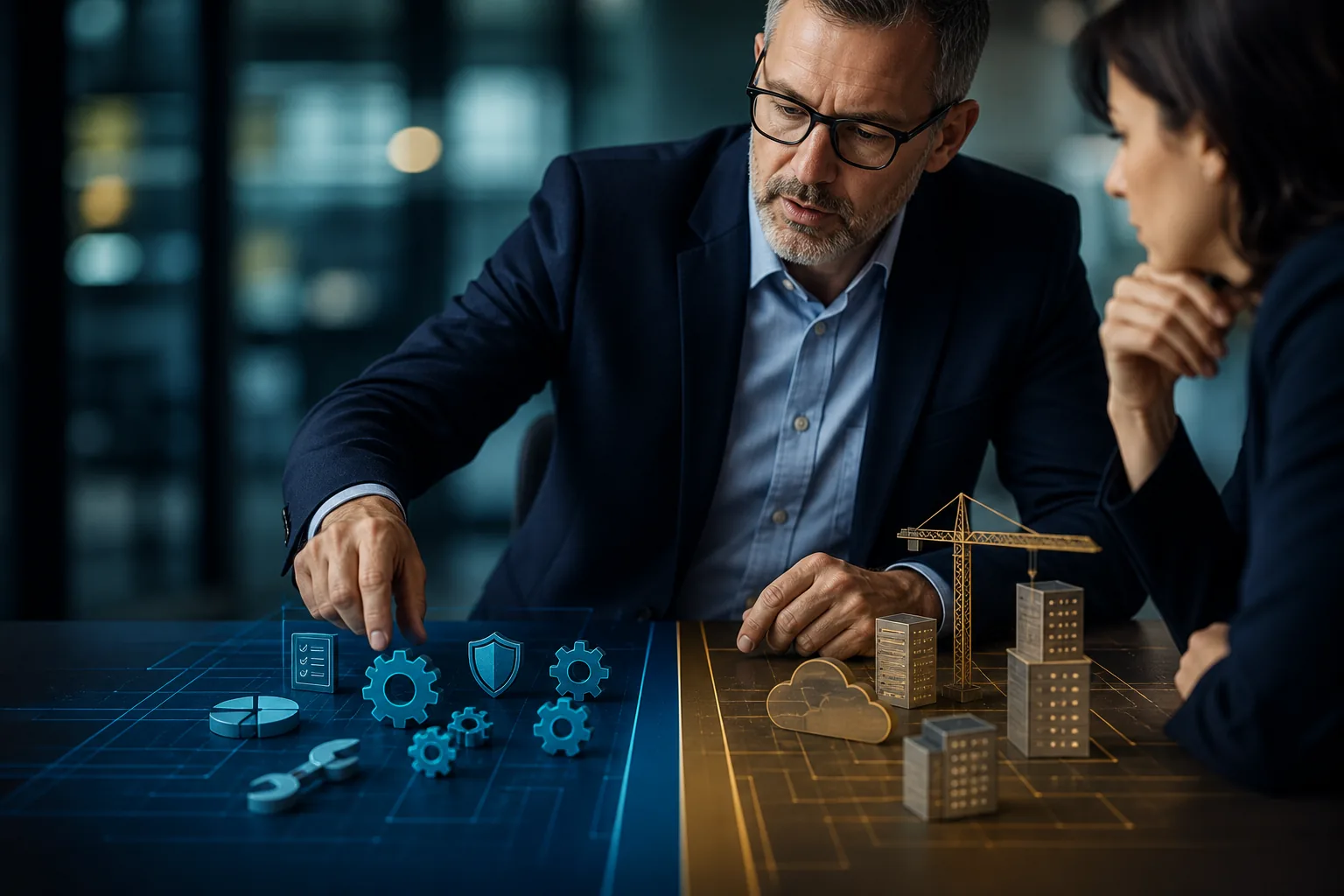 Executives separating immediate IT controls from planned infrastructure investments